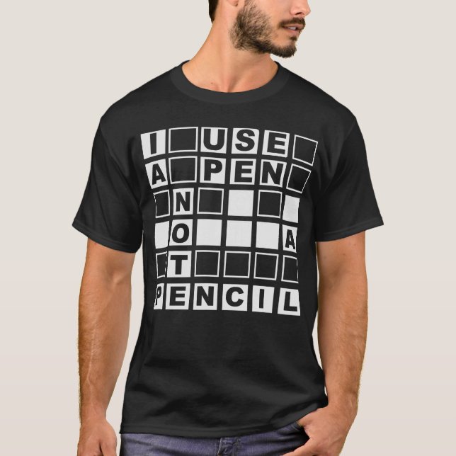 S2 Crossword Puzzles (72) T Shirt (Framsida)