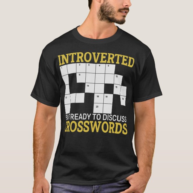 S2 Crossword Puzzles (73) T Shirt (Framsida)