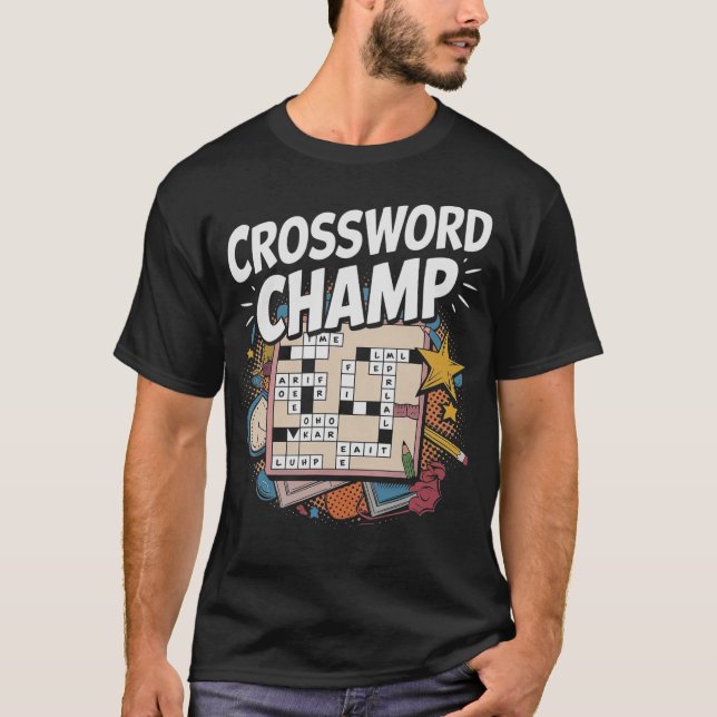 S2 Crossword Puzzles (75) T Shirt (Framsida)