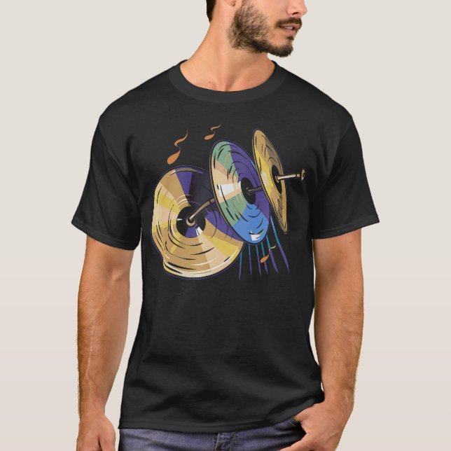 S2 Cymbals Cymbal (69) T Shirt (Framsida)