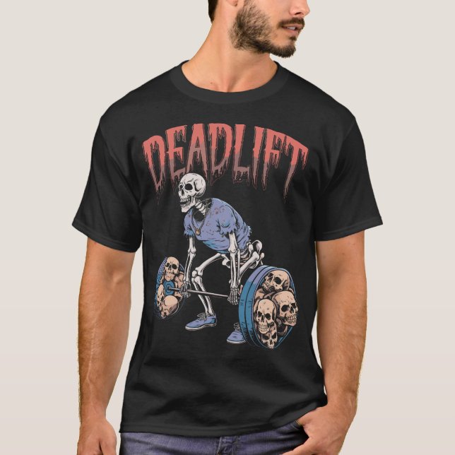 S2 Deadlift (93) T Shirt (Framsida)