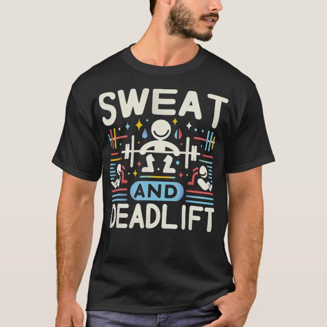 S2 Deadlift (99) T Shirt (Framsida)