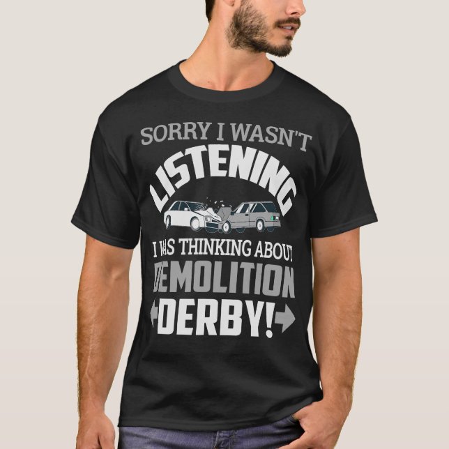S2 Demolition Derby Smash Cars (26) T Shirt (Framsida)