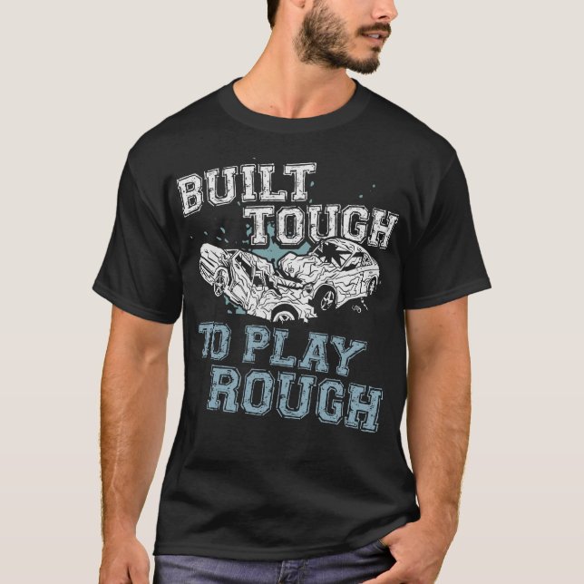 S2 Demolition Derby Smash Cars (55) T Shirt (Framsida)