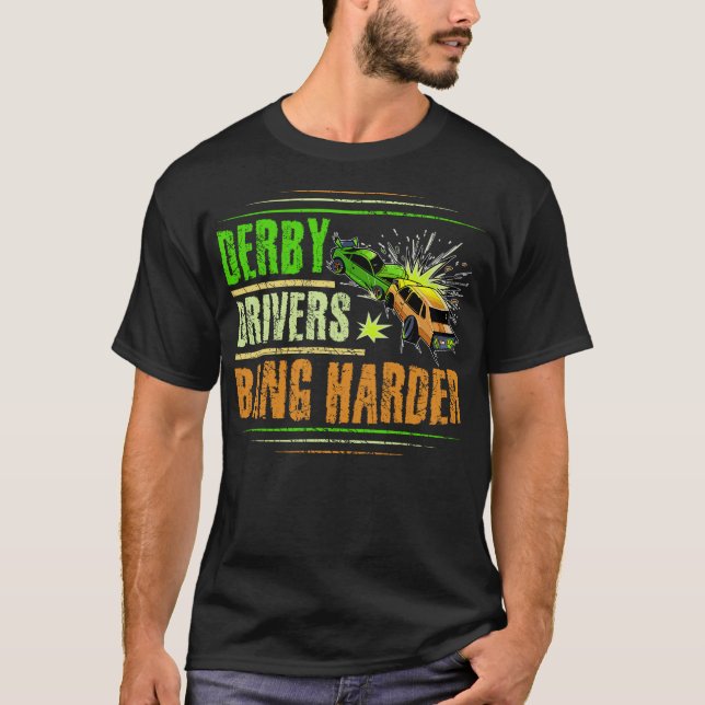 S2 Demolition Derby Smash Cars (57) T Shirt (Framsida)