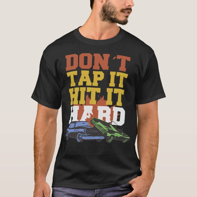 S2 Demolition Derby Smash Cars (79) T Shirt (Framsida)