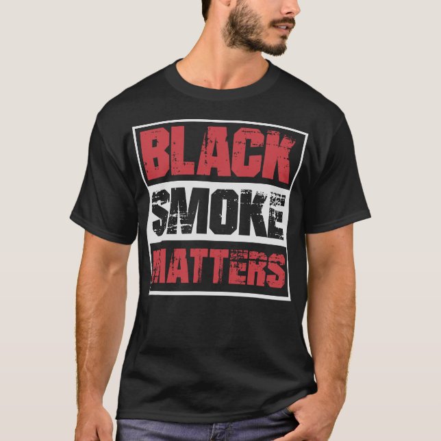 S2 Diesel Lastbil Diesel Trucker (41) T Shirt (Framsida)