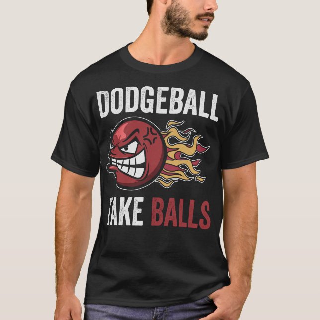 S2 Dodgeball (42) T Shirt (Framsida)