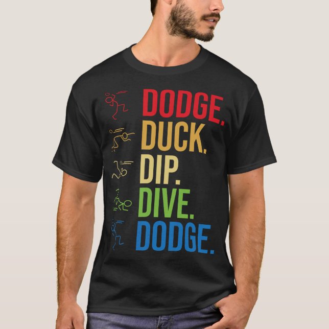 S2 Dodgeball (69) T Shirt (Framsida)