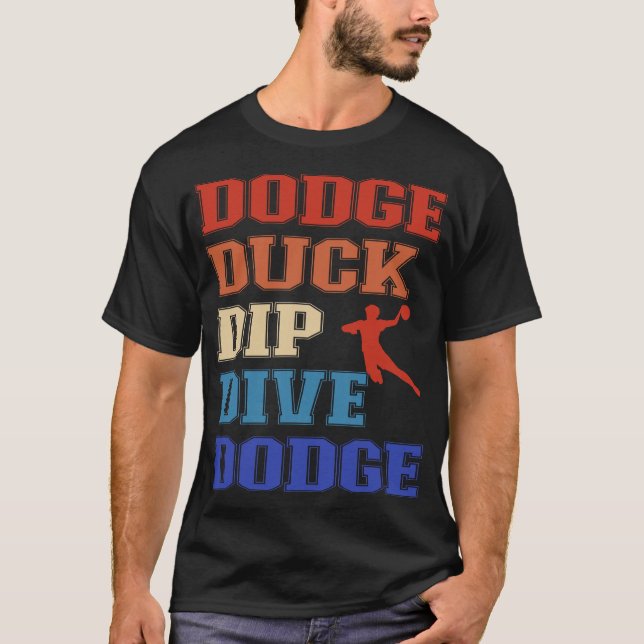 S2 Dodgeball (73) T Shirt (Framsida)