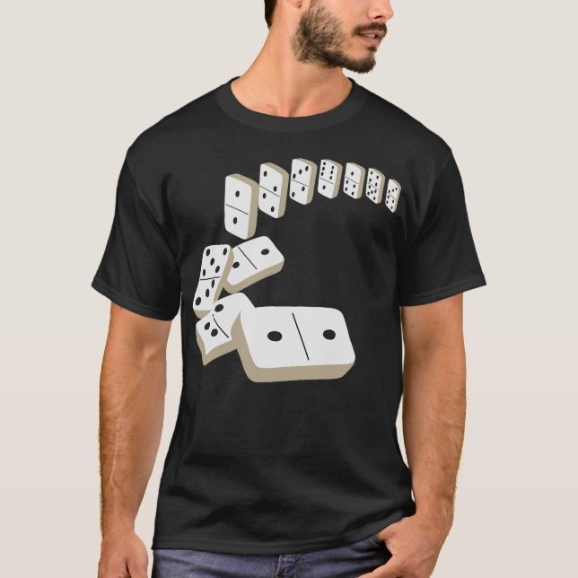S2 Dominoes (8) T Shirt (Framsida)