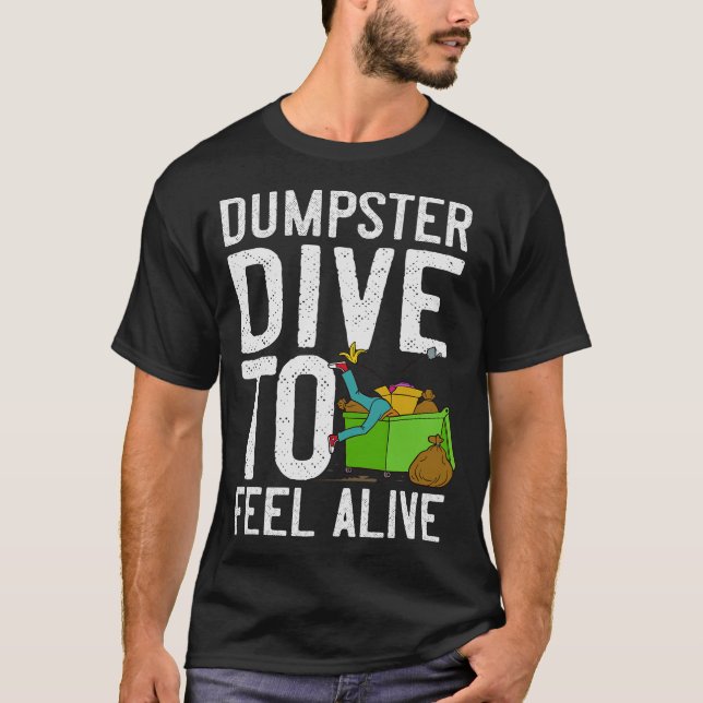 S2 Dumpster Diving (109) T Shirt (Framsida)