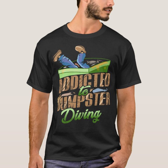 S2 Dumpster Diving (110) T Shirt (Framsida)