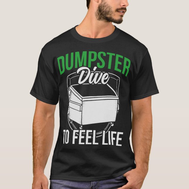 S2 Dumpster Diving (116) T Shirt (Framsida)