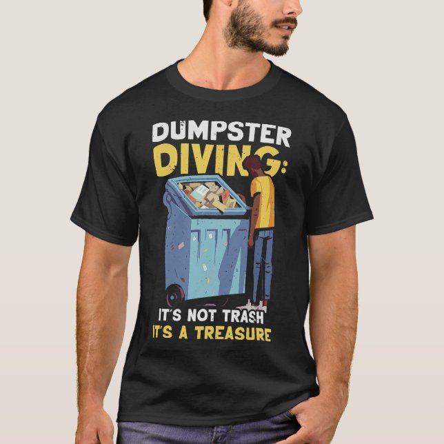 S2 Dumpster Diving (117) T Shirt (Framsida)