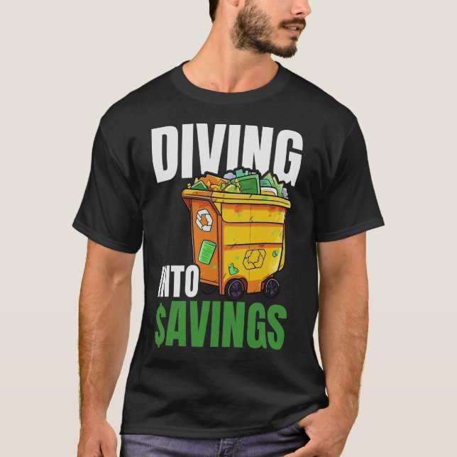 S2 Dumpster Diving (124) T Shirt (Framsida)