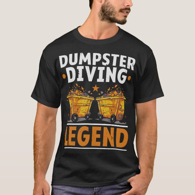 S2 Dumpster Diving (129) T Shirt (Framsida)