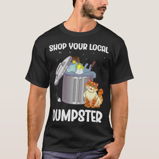 S2 Dumpster Diving (135) T Shirt (Framsida)