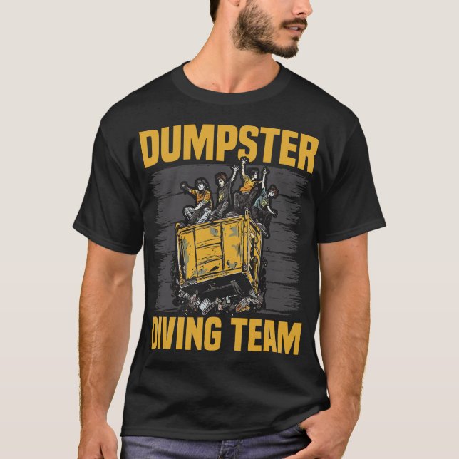 S2 Dumpster Diving (138) T Shirt (Framsida)