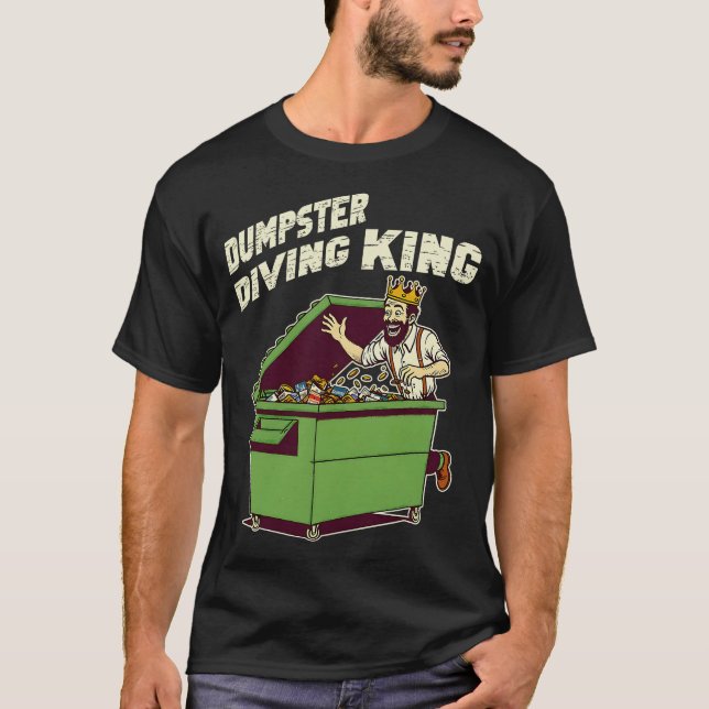 S2 Dumpster Diving (142) T Shirt (Framsida)