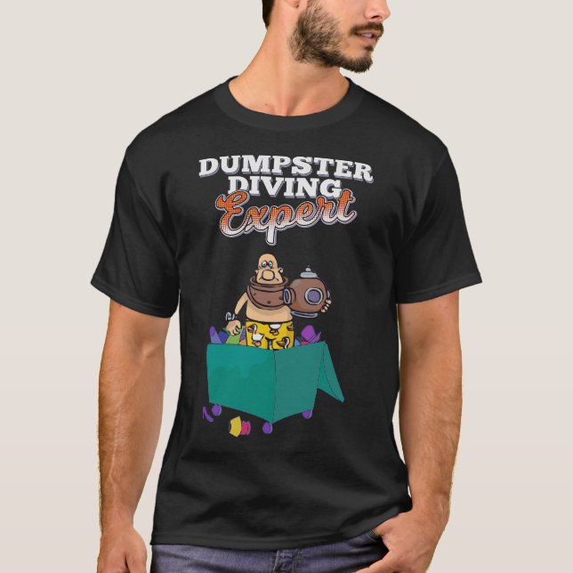 S2 Dumpster Diving (28) T Shirt (Framsida)