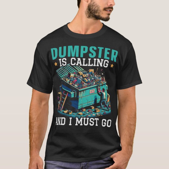 S2 Dumpster Diving (44) T Shirt (Framsida)
