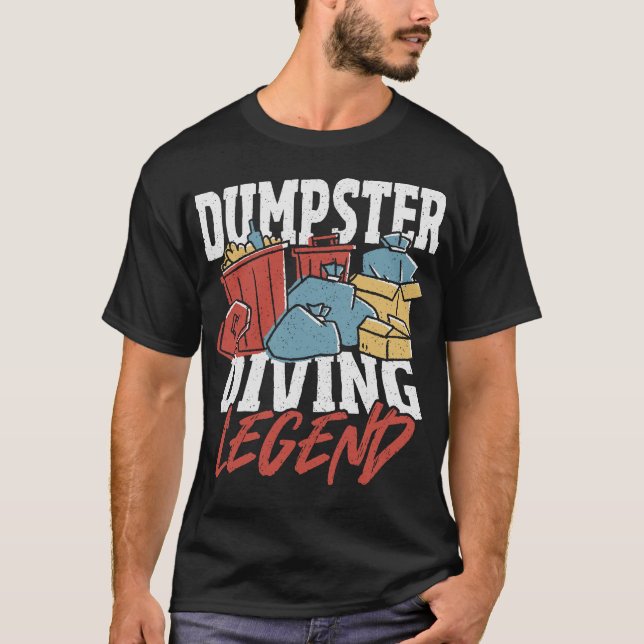 S2 Dumpster Diving (47) T Shirt (Framsida)