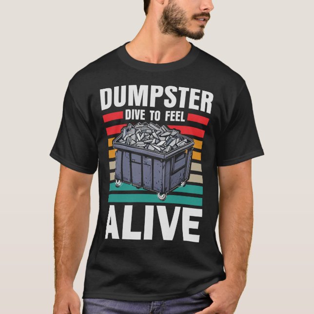 S2 Dumpster Diving (61) T Shirt (Framsida)