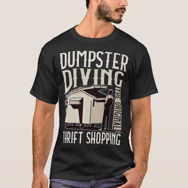 S2 Dumpster Diving (68) T Shirt (Framsida)