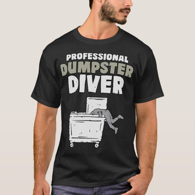S2 Dumpster Diving (6) T Shirt (Framsida)