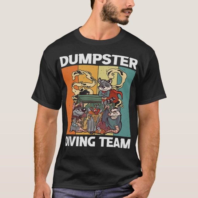 S2 Dumpster Diving (79) T Shirt (Framsida)