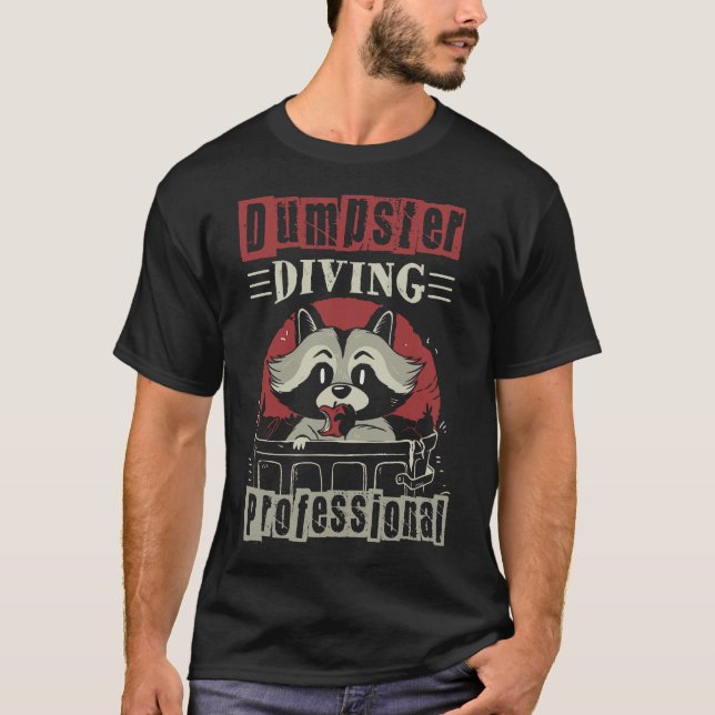 S2 Dumpster Diving (96) T Shirt (Framsida)
