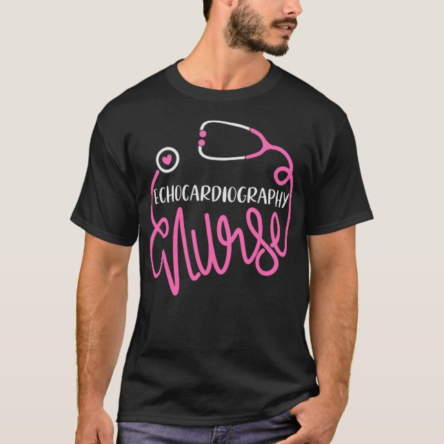 S2 Ekokardiografi Ekokardiograf (19) T Shirt (Framsida)