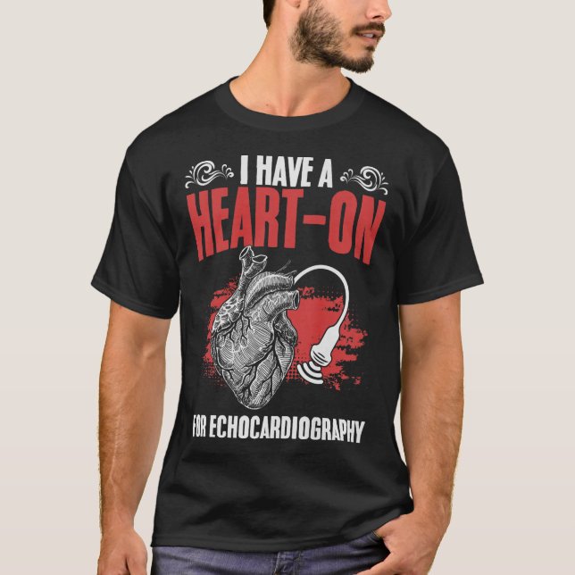 S2 Ekokardiografi Ekokardiograf (21) T Shirt (Framsida)