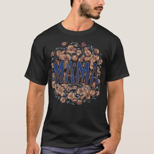 S2 Embroidery Embroidery Embroider (53) T Shirt (Framsida)