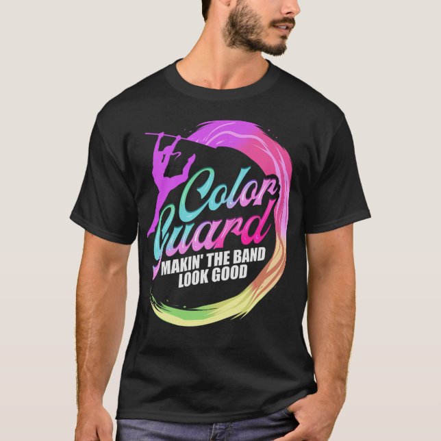 S2 Färg Guard Colorguard (69) T Shirt (Framsida)