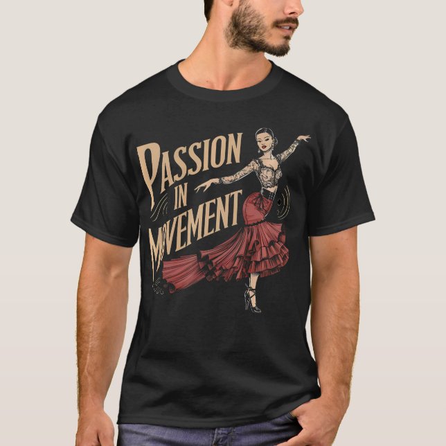S2 Flamenco (63) T Shirt (Framsida)