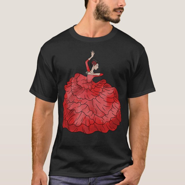 S2 Flamenco (9) T Shirt (Framsida)