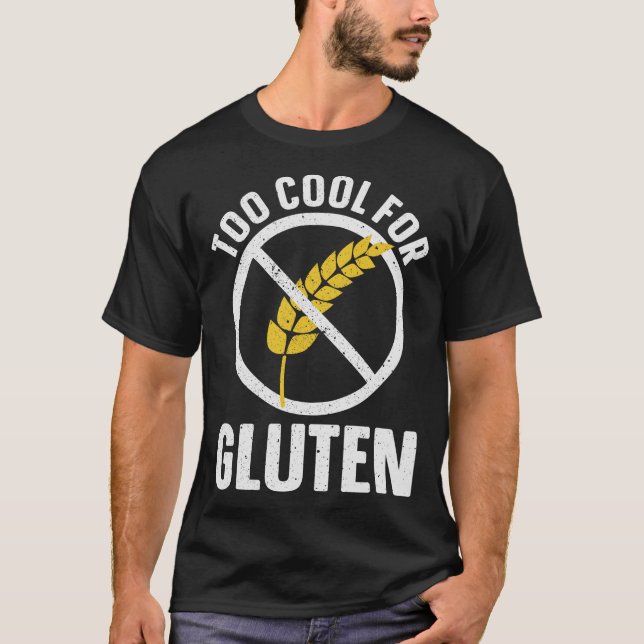 S2 Gluten Free Celiac Gluten Intolerance (123) T Shirt (Framsida)