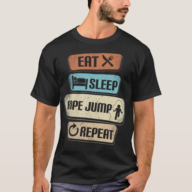 S2 Hopprep Hoppa Hoppande Rep (21) T Shirt (Framsida)