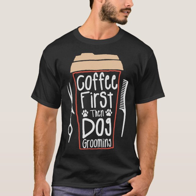 S2 Hund Grooming Hund Groomer (132) T Shirt (Framsida)