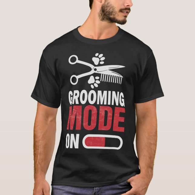 S2 Hund Grooming Hund Groomer (93) T Shirt (Framsida)