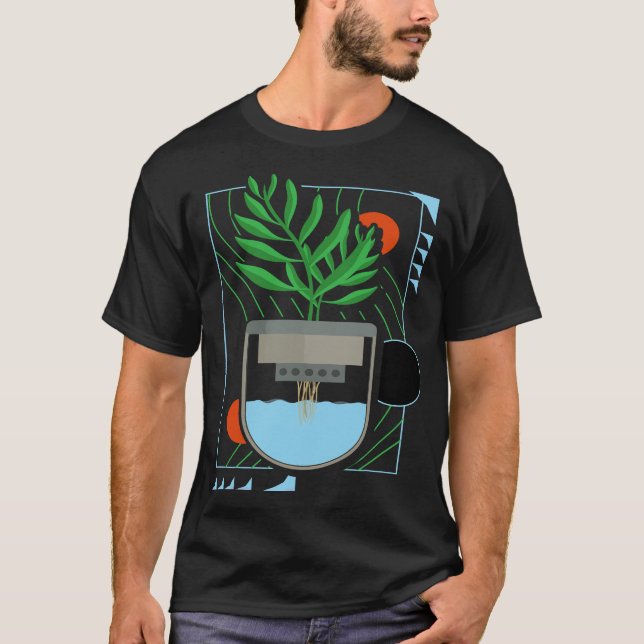 S2 Hydroponics Hydroponisk (90) T Shirt (Framsida)