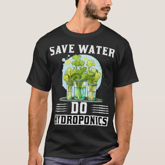 S2 Hydroponics Hydroponisk (93) T Shirt (Framsida)
