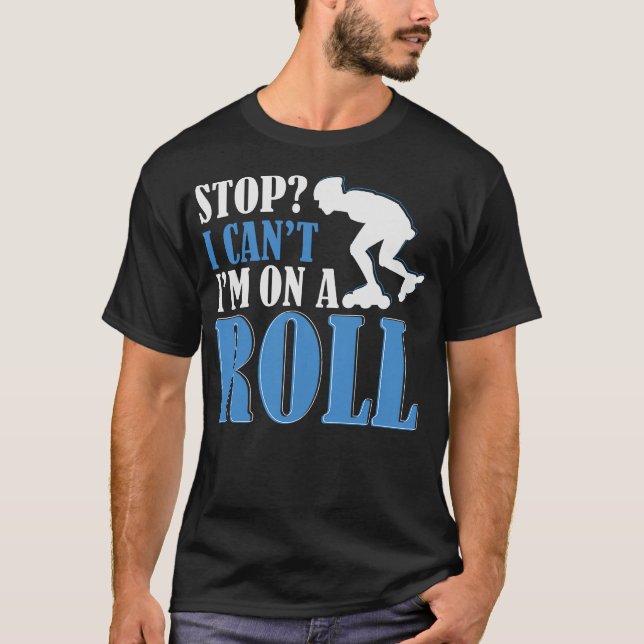 S2 Inline Skating Inline Skate Inline Skater (55) T Shirt (Framsida)