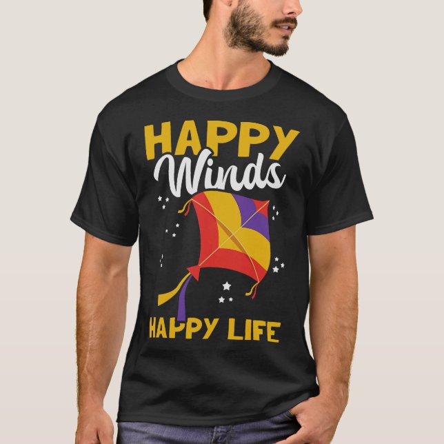 S2 Kite Flies Fly Kites (121) T Shirt (Framsida)