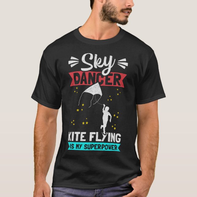 S2 Kite Flies Fly Kites (123) T Shirt (Framsida)