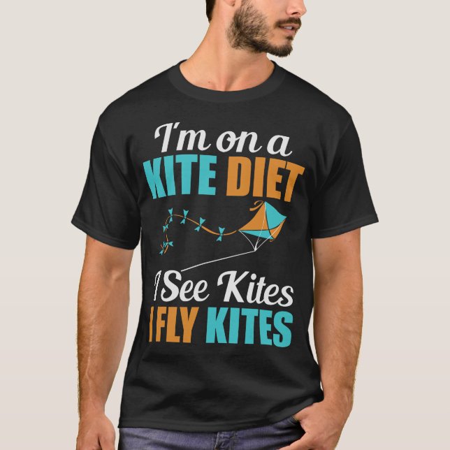 S2 Kite Flies Fly Kites (63) T Shirt (Framsida)