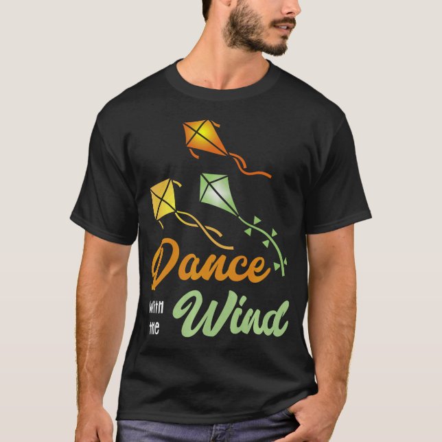 S2 Kite Flies Fly Kites (91) T Shirt (Framsida)