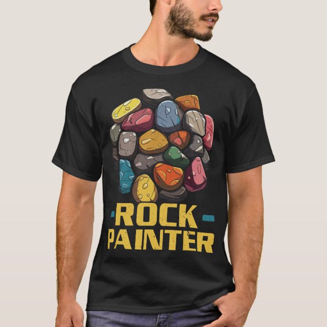 S2 Klippmålning Måla stenar (38) T Shirt (Framsida)
